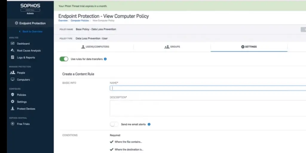 Endpoint Protection of Sophos