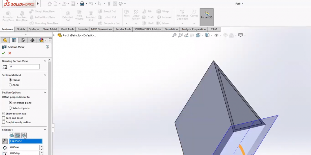 Instant3d of Solidworks
