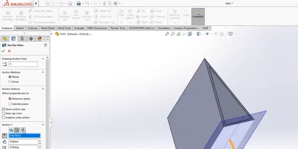 Instant3d of Solidworks