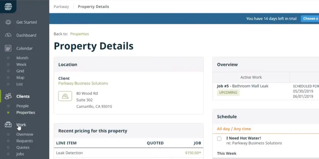 Property Details of Jobber