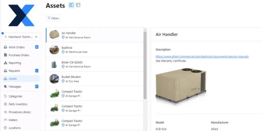 Assets of MaintainX