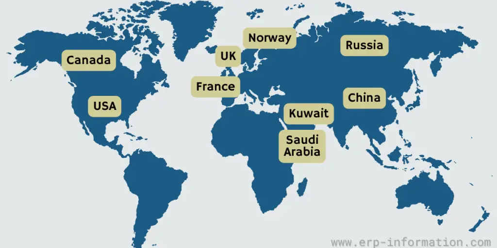 Countries That Provide Job Opportunities in Oil and Gas Production