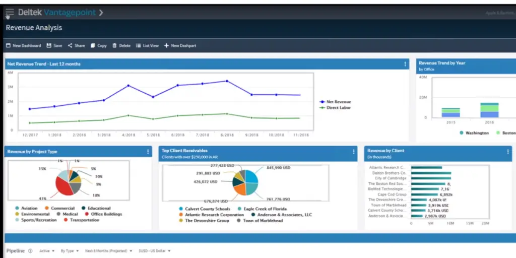 Revenue Analysis of Deltek Vantagepoint