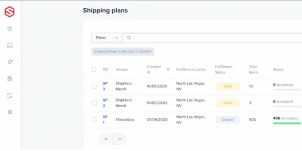 Shipping Plans of ShipHero