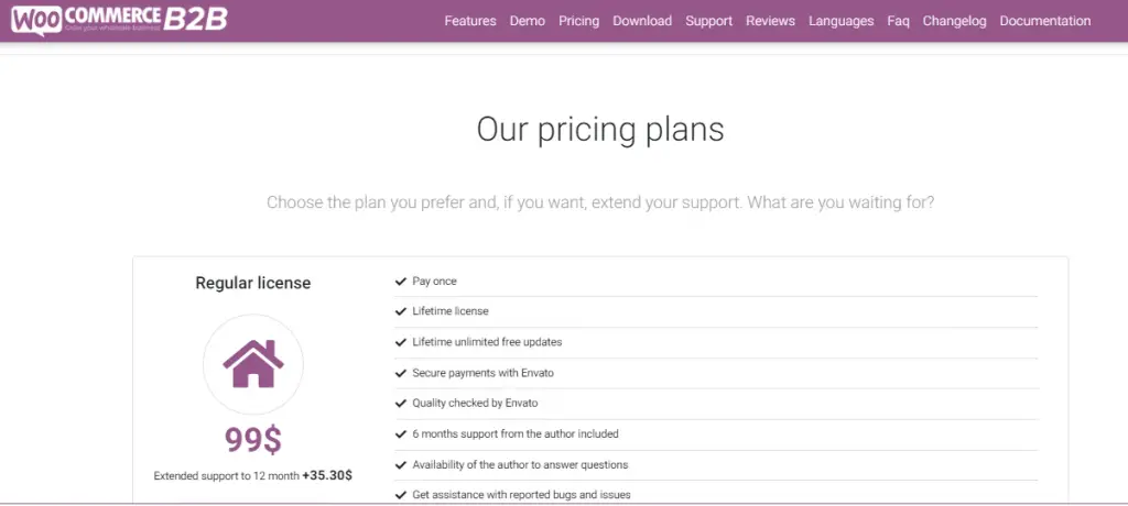 Pricing Of Woocommerce B2B