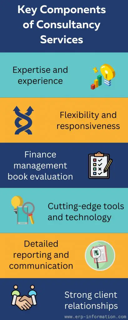 Infographic of Key Components of Best Consultancy Services