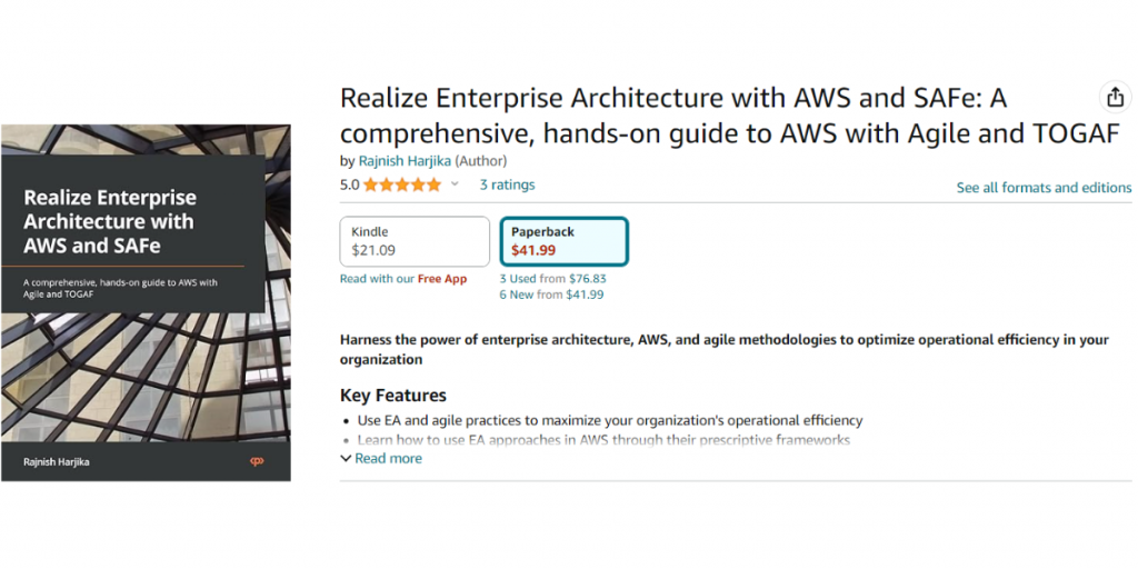 Realize Enterprise Architecture with AWS and SAFe