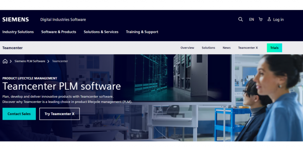 Siemens webpage
