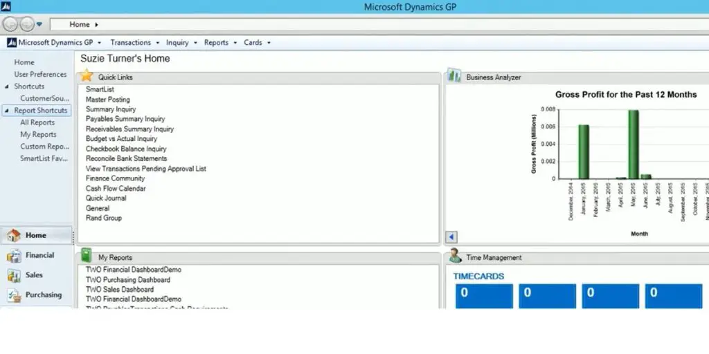 microsoft dynamics gp