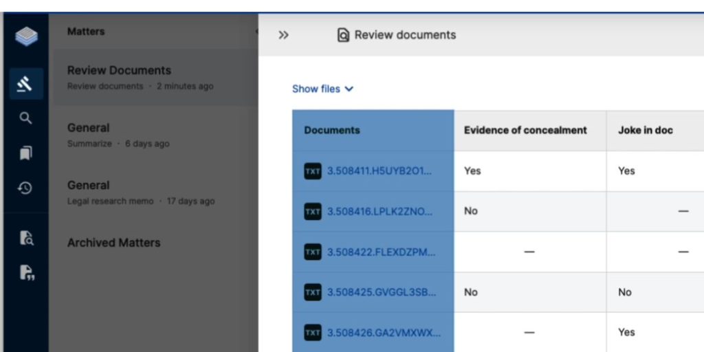 Files of Casetext
