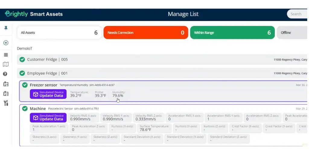 Manage List of Brightly