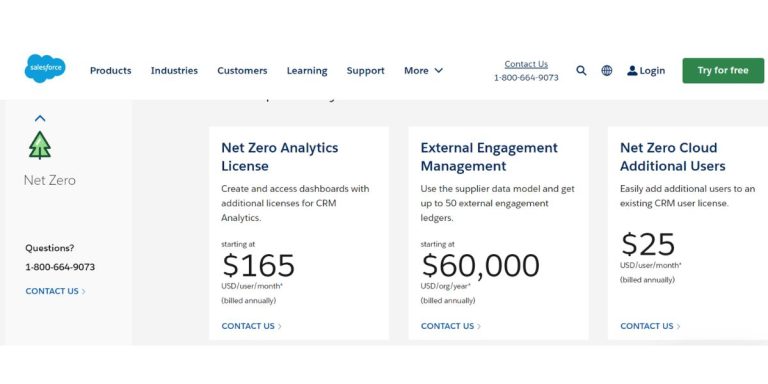 Salesforce Net Zero Cloud Pricing 2026 (Now Agentforce Net Zero)