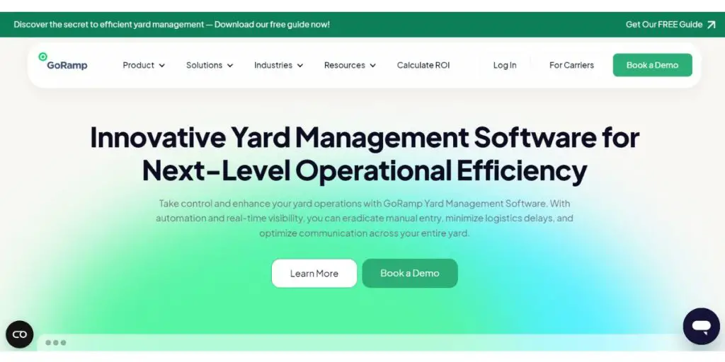 Webpage of GoRamp